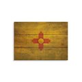 Wile E. Wood 15 x 11 in. New Mexico State Flag Wood Art FLNM-1511